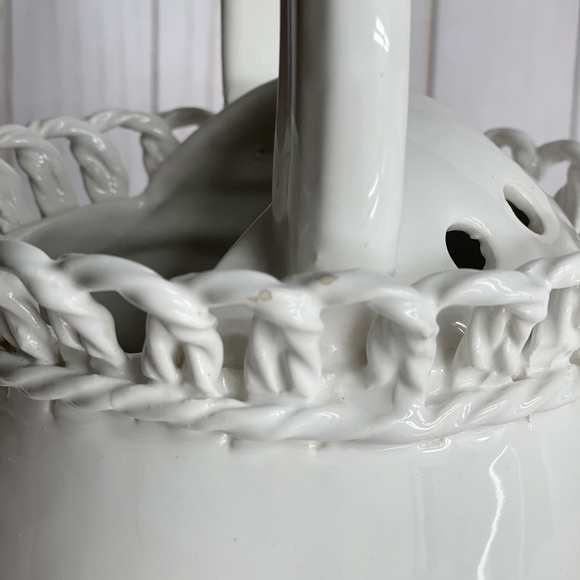 Elpa Alcobaca Portugal Floral Ceramic Watering Can Vase - Picture 13 of 14